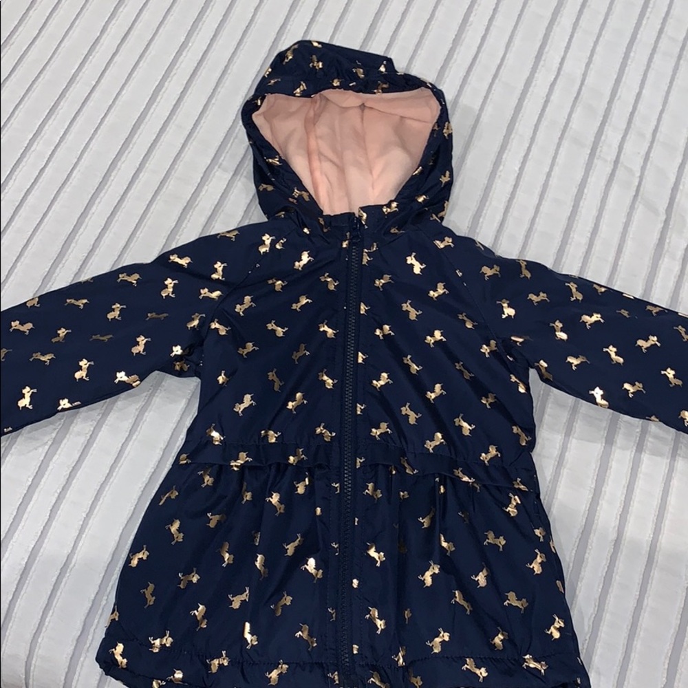 Girls fleece lines light weight jacket